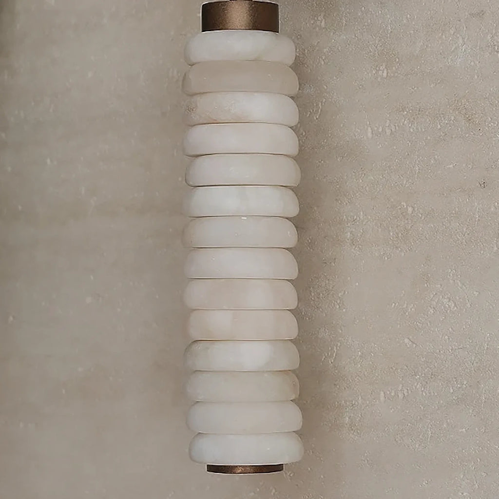Spiral Alabaster Wall Lamp