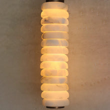 Load image into Gallery viewer, Spiral Alabaster Wall Lamp