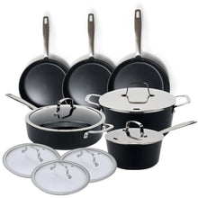 Load image into Gallery viewer, Ceramic Nonstick Cookware Set, 12-Piece