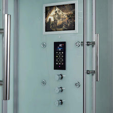 Load image into Gallery viewer, Maya Bath Platinum Catania Steam Shower With 6 Acupuncture Jets (SAK42985)