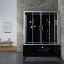 Load image into Gallery viewer, Maya Bath Platinum Catania Steam Shower With 6 Acupuncture Jets (SAK42985)