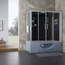Load image into Gallery viewer, Maya Bath Platinum Catania Steam Shower With 6 Acupuncture Jets (SAK42985)