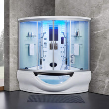 Load image into Gallery viewer, Maya Bath Platinum Superior Steam Shower With Foot Massager (SAK57392)