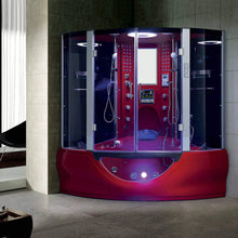 Load image into Gallery viewer, Maya Bath Valencia Steam Shower Massage Bathtub With LCD TV (SAK20479)