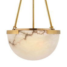 Load image into Gallery viewer, Melangee Alabaster Dome Pendant
