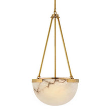 Load image into Gallery viewer, Melangee Alabaster Dome Pendant
