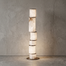 Load image into Gallery viewer, Padana Alabaster Floor Lamp