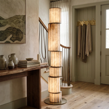 Load image into Gallery viewer, Padana Alabaster Floor Lamp