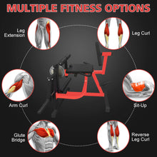 Load image into Gallery viewer, Premium 3-In-1 Multi-Functional Adjustable Leg Extension And Curl Machine For Lower Body Workouts (SAK21427)