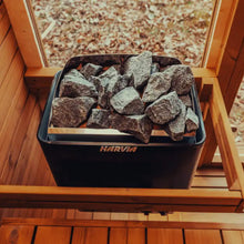 Load image into Gallery viewer, Premium 4-Person Outdoor Scandinavian ThermoWood Cube Sauna Kit With LED Lighting (SAK25470)