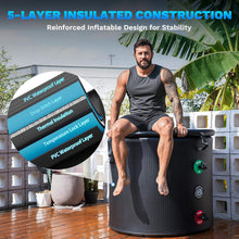 Load image into Gallery viewer, FCP Premium XL 120 Gal Cold Plunge Tub Kit With 1HP Chiller, Filter, And Pump (SAK92632)