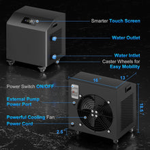Load image into Gallery viewer, FCP Premium XL 120 Gal Cold Plunge Tub Kit With 1HP Chiller, Filter, And Pump (SAK92632)