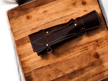 Load image into Gallery viewer, Handmade Damascus Kitchen Knives Set – Exotic Wood Handles
