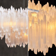 Load image into Gallery viewer, Selenite Layer Pendant Light