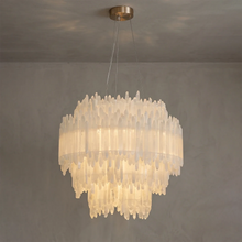 Load image into Gallery viewer, Selenite Layer Pendant Light