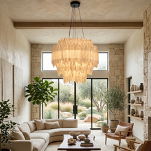 Load image into Gallery viewer, Selenite Layer Pendant Light