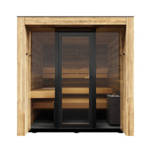 Load image into Gallery viewer, ThermaSol Fortis Fully-Assembled 4-Person Outdoor Sauna Cabin [Made-To-Order] [14-FORTIS] (SAK35896)