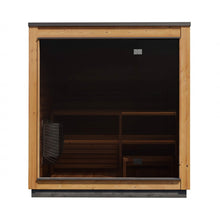 Load image into Gallery viewer, ThermaSol Nordic Dawn 4-Person Fully-Assembled Outdoor Sauna Cabin [Made-To-Order] [14-KIR-4555] (SAK82057)