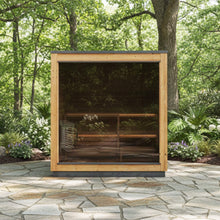Load image into Gallery viewer, ThermaSol Nordic Dawn 4-Person Fully-Assembled Outdoor Sauna Cabin [Made-To-Order] [14-KIR-4555] (SAK82057)