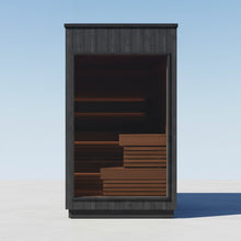 Load image into Gallery viewer, ThermaSol Nordic Misty 2-5 Person Fully-Assembled Outdoor Modular Sauna Cabin [Made-To-Order] [14-KIR] (SAK17365)