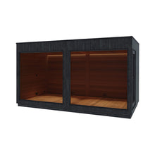 Load image into Gallery viewer, ThermaSol Nordic Misty XL 1-Entrance Outdoor Sauna Lounge [Made-To-Order] [14-KIR-3879/80] (SAK19046)