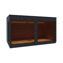 Load image into Gallery viewer, ThermaSol Nordic Misty XL 1-Entrance Outdoor Sauna Lounge [Made-To-Order] [14-KIR-3879/80] (SAK19046)