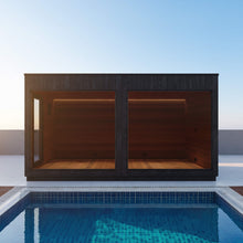 Load image into Gallery viewer, ThermaSol Nordic Misty XL 1-Entrance Outdoor Sauna Lounge [Made-To-Order] [14-KIR-3879/80] (SAK19046)