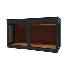 Load image into Gallery viewer, ThermaSol Nordic Misty XL Lounge 2-Entrance Outdoor Sauna Cabin [Made-To-Order] (SAK72368)