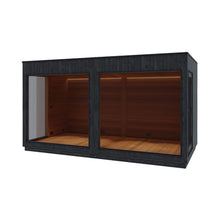 Load image into Gallery viewer, ThermaSol Nordic Misty XL Lounge 2-Entrance Outdoor Sauna Cabin [Made-To-Order] (SAK72368)