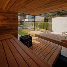 Load image into Gallery viewer, ThermaSol Ombra Fully-Assembled 5-Person Outdoor Sauna Cabin [Made-To-Order] [14-OMBRA] (SAK63017)