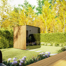 Load image into Gallery viewer, ThermaSol Spectra 4-Person Fully-Assembled Outdoor Sauna Cabin [Made-To-Order] [14-SPECTRA] (SAK46921)