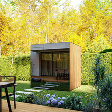 Load image into Gallery viewer, ThermaSol Spectra 4-Person Fully-Assembled Outdoor Sauna Cabin [Made-To-Order] [14-SPECTRA] (SAK46921)