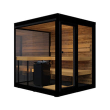 Load image into Gallery viewer, ThermaSol Vue 4-Person Outdoor Mirrored Glass Sauna [Made-To-Order] [14-VUEDL/R] (SAK84963)