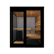 Load image into Gallery viewer, ThermaSol Vue 4-Person Outdoor Mirrored Glass Sauna [Made-To-Order] [14-VUEDL/R] (SAK84963)