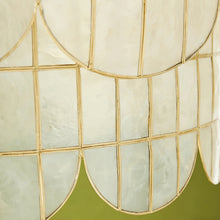 Load image into Gallery viewer, Tiered Capiz Wavecrest Chandelier
