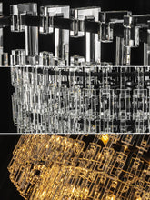 Load image into Gallery viewer, Tiered Clear Crystal Rod Chandelier