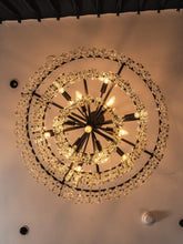 Load image into Gallery viewer, Tiered Clear Crystal Rod Chandelier